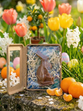 Load image into Gallery viewer, Organic Solid Chocolate Easter Bunny – Dark Chocolate Coconut or Milk Chocolate Orange | Fair Trade, Soy-Free, Handcrafted in Vermont (2.25 oz)