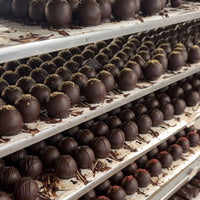 Dark Chocolate Truffles – 4-Piece Medley Box