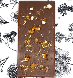 38% Milk Chocolate w/ Orange & Alaskan Sea Salt (Organic, Fair Trade Chocolate Bar) - Farmhouse Chocolates