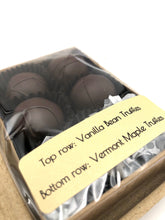 Load image into Gallery viewer, Dark Chocolate Truffles: 4 Piece Boxes