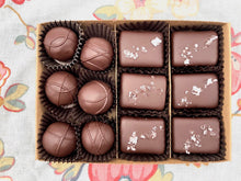 Load image into Gallery viewer, 12 Piece Truffle and Caramel Mixed Box - Farmhouse Chocolates