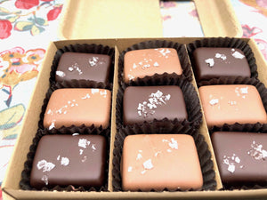 Milk Chocolate Covered Salted Caramels - Farmhouse Chocolates