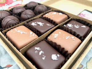 12 Piece Truffle and Caramel Mixed Box - Farmhouse Chocolates