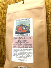 Load image into Gallery viewer, Old Fashioned Organic Chocolate Bunny (Solid) - Farmhouse Chocolates