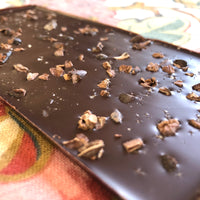 71% Dark Chocolate with Cacao Nibs & Alaska Sea Salt – 2 oz Bar