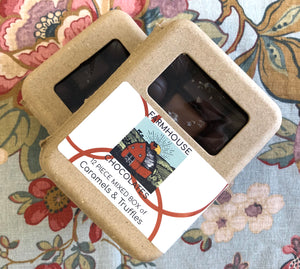 12 Piece Truffle and Caramel Mixed Box - Farmhouse Chocolates