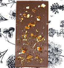 Load image into Gallery viewer, 38% Milk Chocolate w/ Orange &amp; Alaskan Sea Salt (Organic, Fair Trade Chocolate Bar) - Farmhouse Chocolates