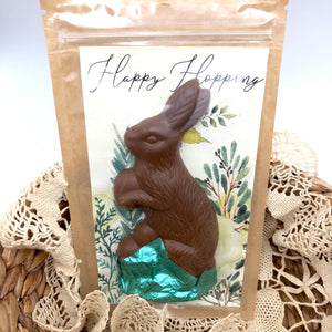 Old Fashioned Organic Chocolate Bunny (Solid) - Farmhouse Chocolates